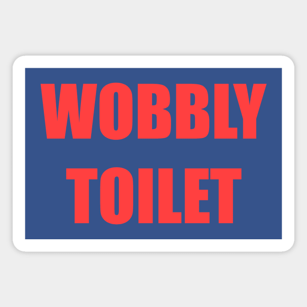 Wobbly Toilet iCarly Penny Tee Magnet by penny tee